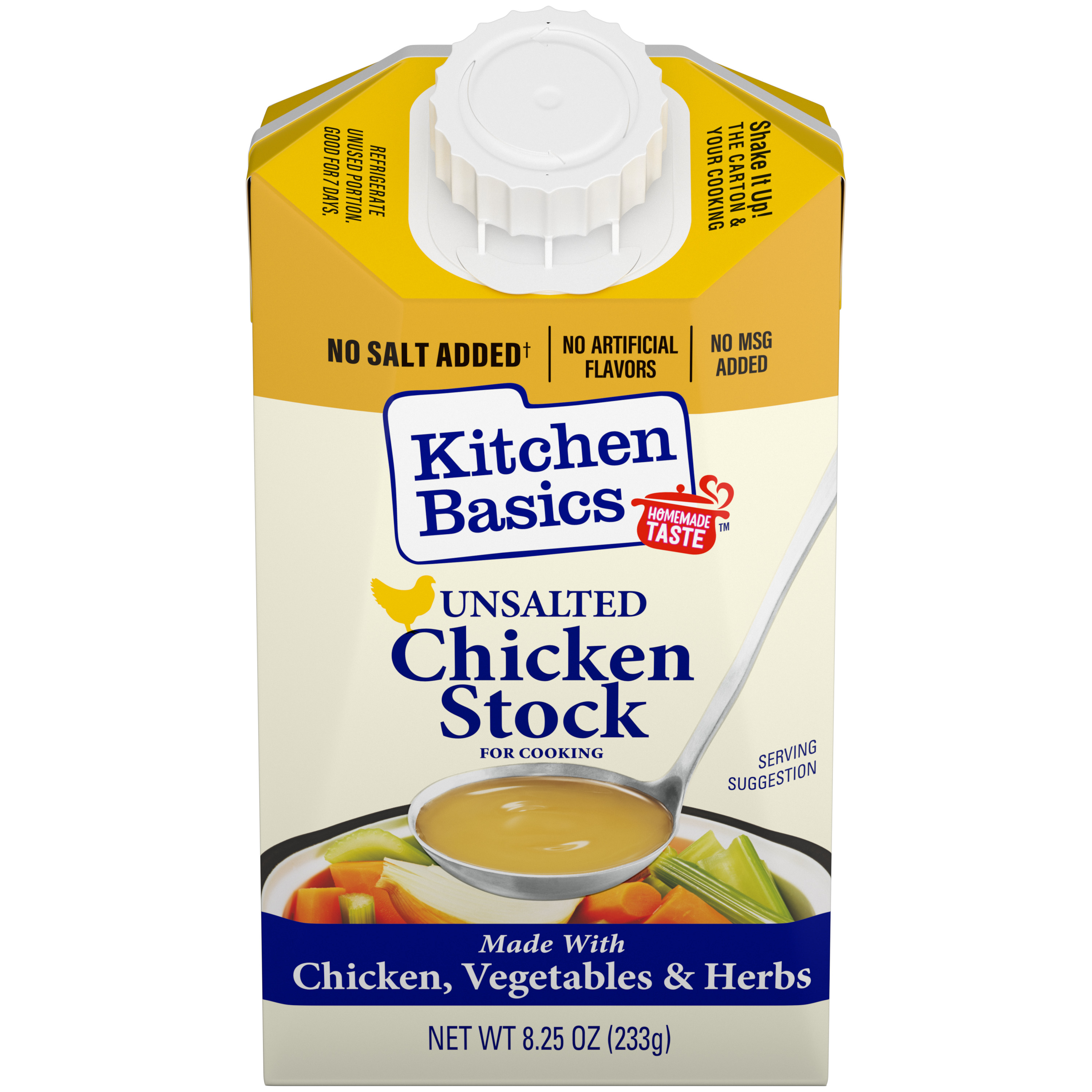 Unsalted Chicken Stock, 8.25 oz Kitchen Basics